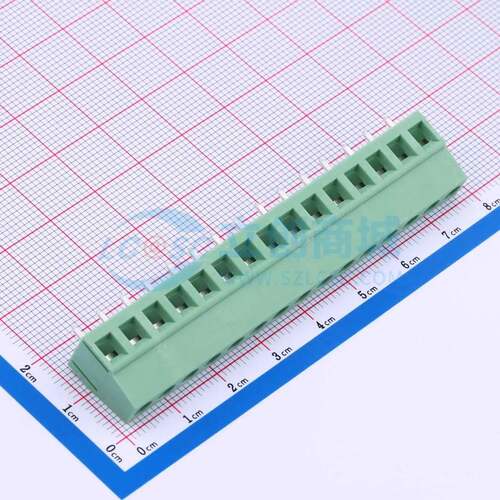 螺钉式接线端子DB128V-5.08-15P-GN-S 插件,P=5.08mm 1x15P 直插