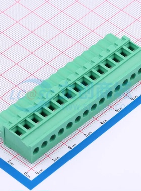 插拔式接线端子MX2EDGKB-5.08-15P-GN01-Cu-Y-A插件5.08mm 1x15P