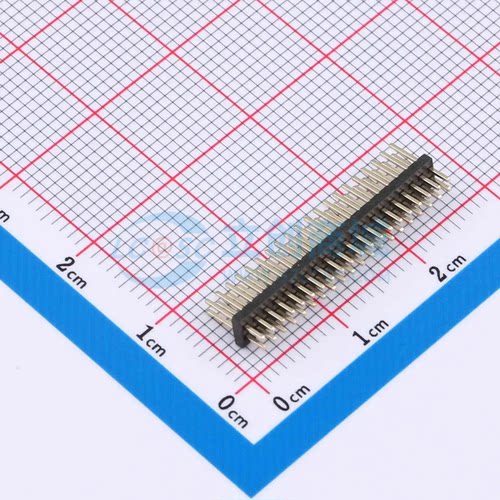 排针 A127UP-ZS20P 插件,P=1.27mm 2x20P 方针 原装正品
