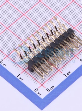 排针 X6521WRS-2x10E-C60D87 SMD,P=2.54mm,卧贴 2x10P 方针 原装