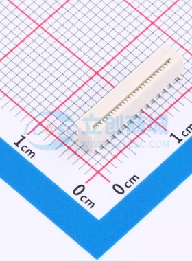 FFC/FPC连接器WL0540013-260R-001 SMD,P=0.5mm(交错脚) 26P 无锁