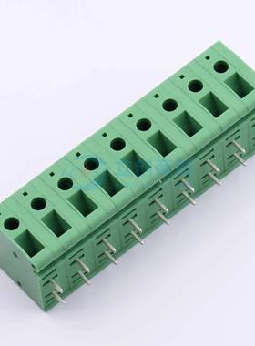 螺钉式接线端子DB105R-7.5-9P-GN-S 弯插,P=7.5mm 1x9P绿色