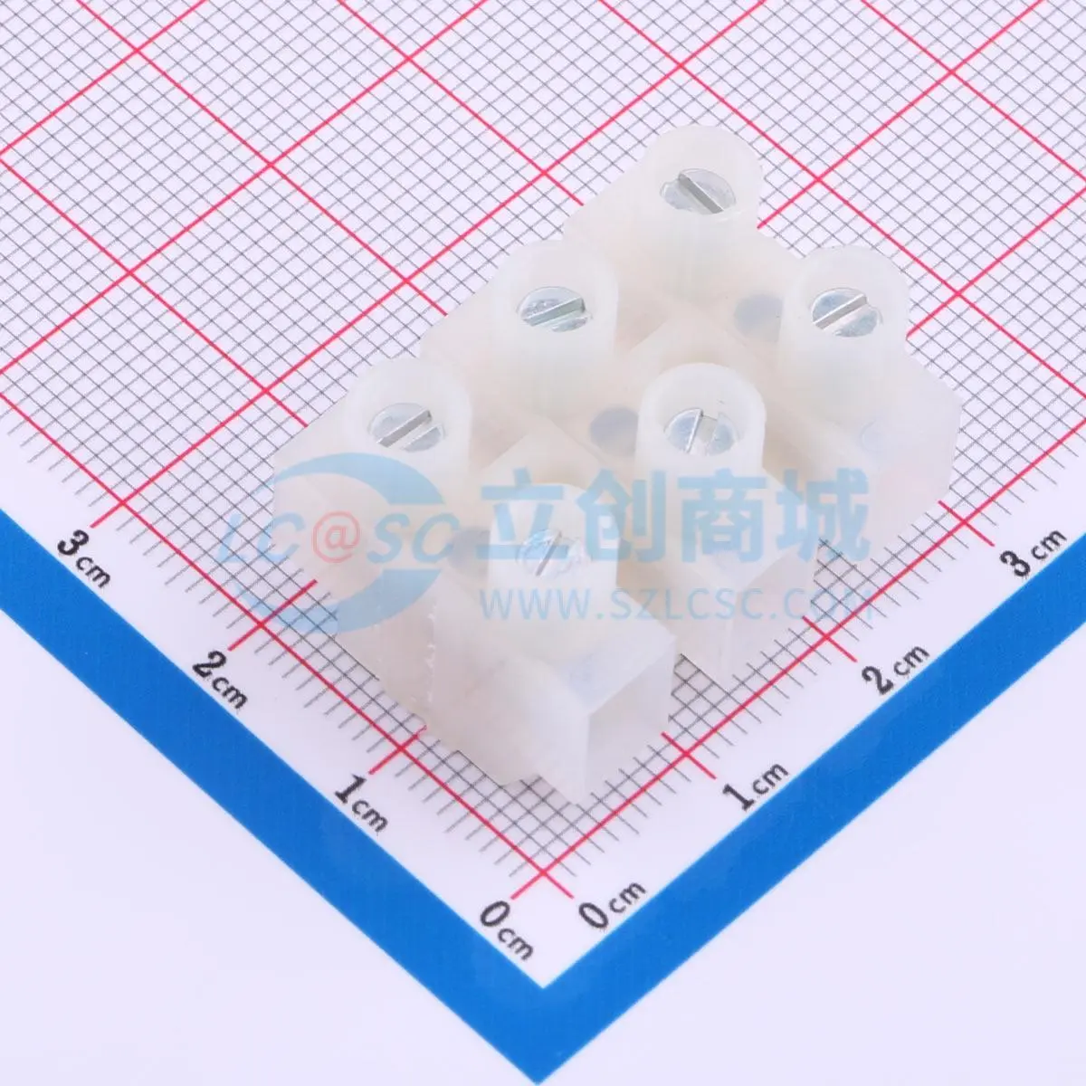 栅栏式接线端子323-FU-18.5-HDS/03 P=10mm 2x3P 无引脚