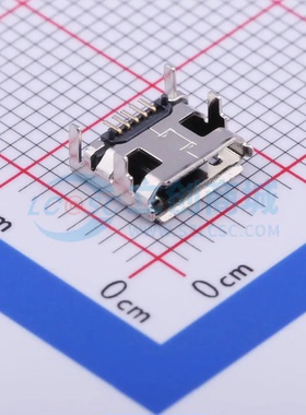 USB连接器 U-MICRM05P-BF12 SMD USB 2.0 母 卧贴 原装正品