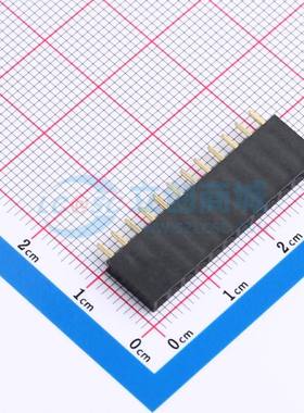 排母 F185-1112A0ASYE3 插件,P=2.54mm 方孔 电子元器件配单