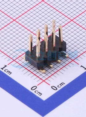 排针 X6521WVS-2x04H-C60D74 SMD,P=2.54mm 2x4P 方针 原装正品