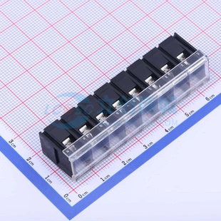 7.62 插件7.62mm 带盖板 直针 栅栏式 1x8P 接线端子KF28S
