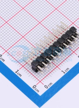 排针 DS1021-2x10SF11-B 插件,P=2.54mm 2x10P 双排 原装正品