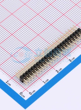 排针 X4621WV-2x23I-C40D28 插件,P=2mm 2x23P 方针 原装正品