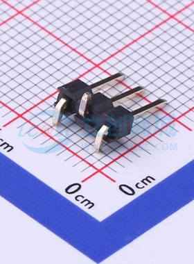 排针 X6511WVS-03H-C60D48R1 SMD,P=2.54mm(交错脚) 1x3P 方针 原