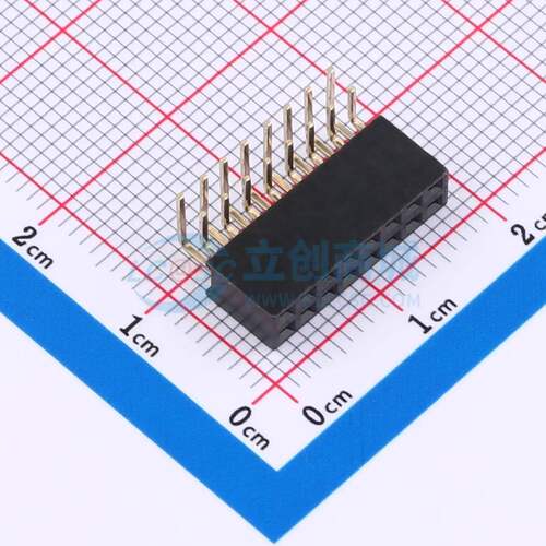 排母 KH-2FH90-2X8P-H6.35 弯插,P=2mm 2x8P 方孔 电子元器件配单