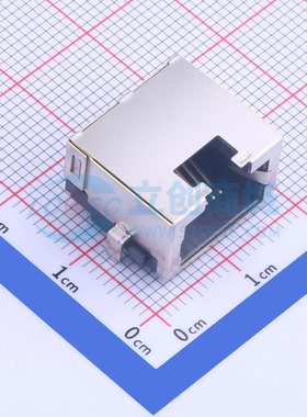以太网连接器 MJ88H-B011-HLRV1-1P插件 RJ45插座 不带LED