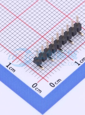 排针 X4611WVS-09I-C40D44R1 SMD,P=2mm(交错脚) 1x9P 方针 原装