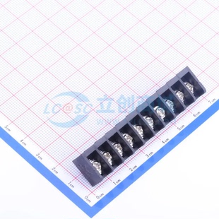 10P 6.35 插件6.35mm 接线端子HB635 栅栏式