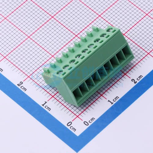 插拔式接线端子MX2EDGK-2.54-09P-GN01-Cu-Y-A P=2.54mm 9P 公插