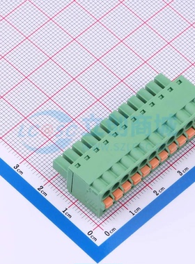 插拔式接线端子XDCB-12A381G-33-3G61 P=3.81mm 1x12P 公插头