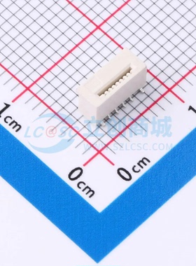 连接器 WL0540013-080R-001 SMD,P=0.5mm(交错脚) 8P 无锁 单侧触