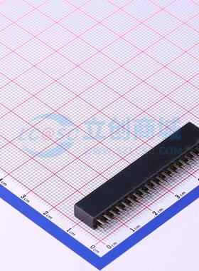 排母 22850220ANG1SYA02 插件,P=2.54mm 2x20P 电子元器件配单