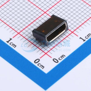 原装 5PC 2.0 母 USB SMD 正品 USB连接器 卧贴 ZX62WD1