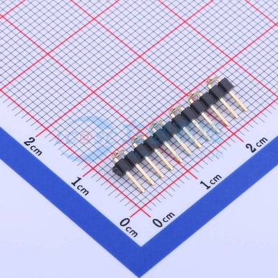 排针 X4611WVS-12I-C40D44R1 SMD,P=2mm(交错脚) 1x12P 方针 原装