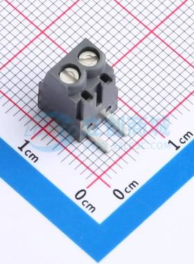 螺钉式接线端子210-A-121/02 弯插,P=3.5mm 1x2P 直插 灰色