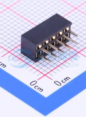 排母 A2005HWV-2x5P 插件,P=2mm 2x5P 方孔 电子元器件配单
