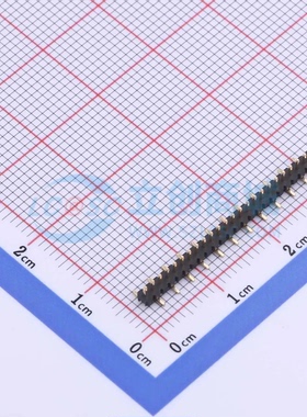 排针 X1311WVS-24J-C18D42R1 SMD,P=1.27mm(交错脚) 1x24P 方针