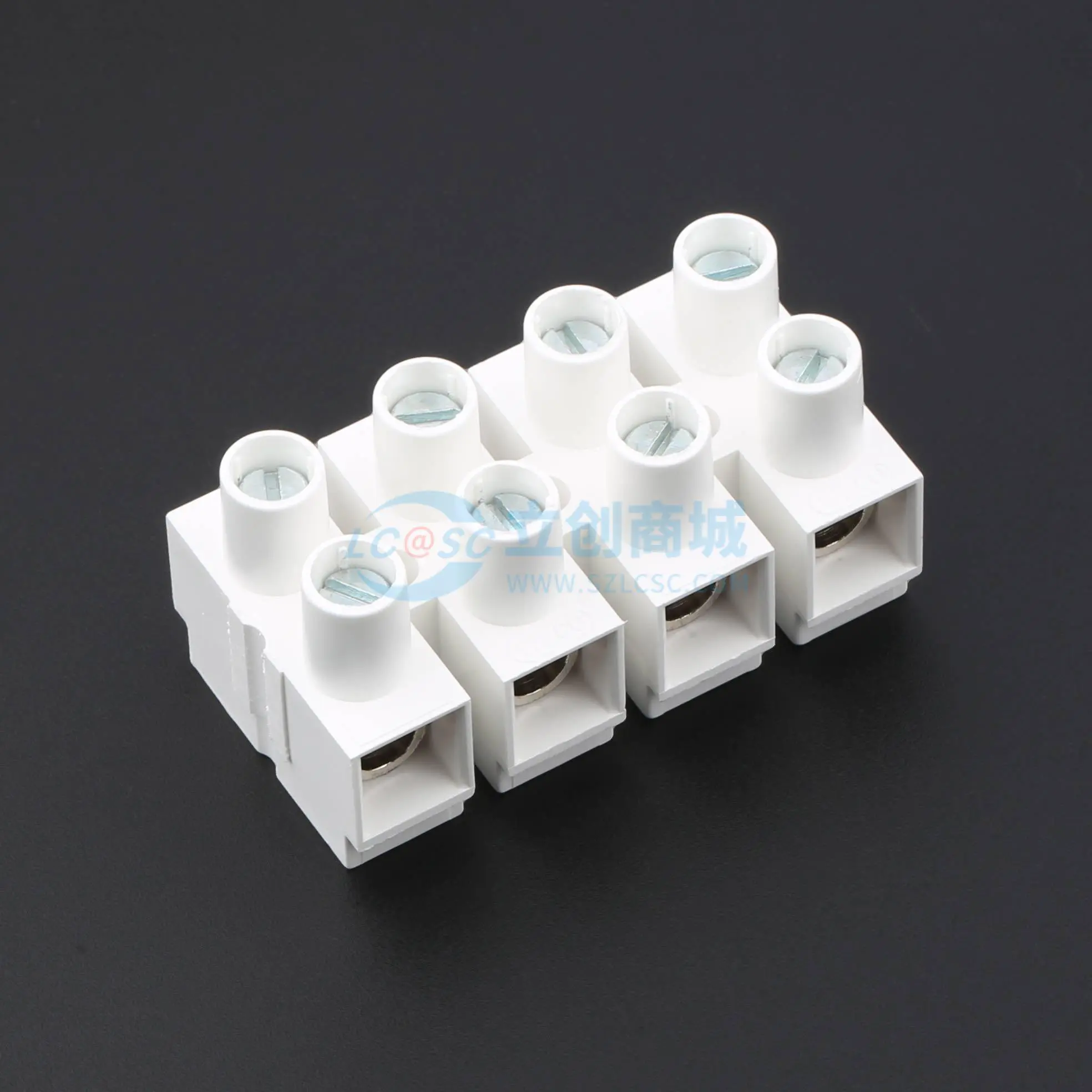 栅栏式接线端子327-FU-HDS/04 - 2x4P 无引脚