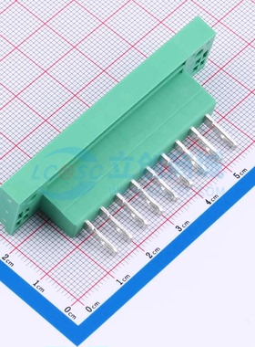 插拔式接线端子MX2CDGM-5.08-09P-GN01-Cu-A P=5.08mm 1x9P 穿墙