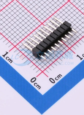 排针 5AIL3-8240-110-W0 插件,P=1.27mm 1x10P 方针 原装正品