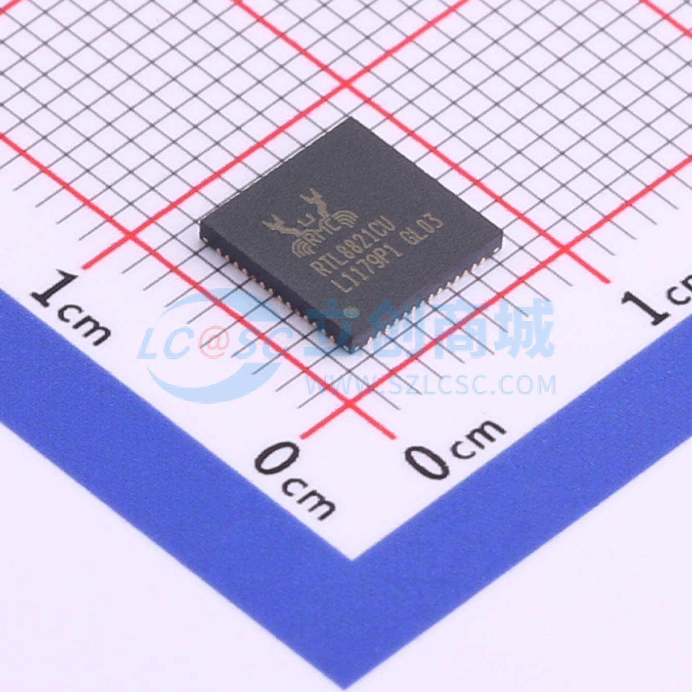 无线收发芯片 RTL8821CU-CG QFN-56 原装正品 电子元器件配单