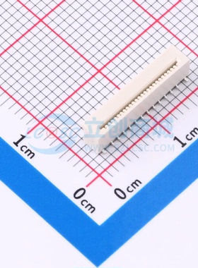 FFC/FPC连接器WL0540013-250R-001 SMD,P=0.5mm(交错脚) 25P 无锁