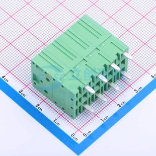 插件 75004G01 P=7.5mm 1x4P 绿色 弹簧式 直插 接线端子JL271V