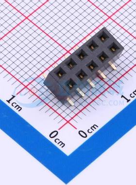 排母 MTF150-205MU2 SMD,P=2.54mm 2x5P 方孔 电子元器件配单