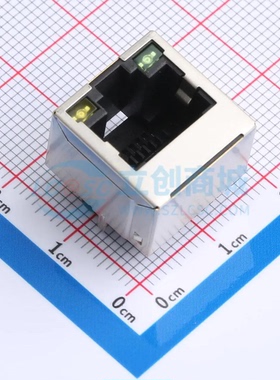 以太网连接器(RJ45 RJ11) WR44204 - 带LED 原装正品