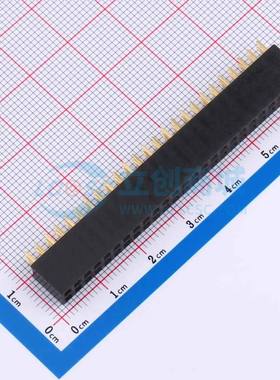 排母 X6521FV-2x25-C85D32 插件,P=2.54mm 2x25P 方孔 电子元器件