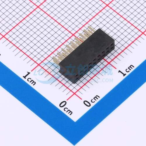 排母 PM1.27-UP1S-9A 插件,P=1.27mm 2x9P 方孔 电子元器件配单