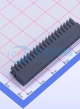 排母 FH-00403 SMD,P=2.54mm 2x20P 方孔 电子元器件配单