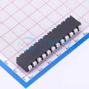50012BP1 SMD P=5mm 弹簧式 卧贴 SMT 1x12P 黑色 接线端子JL212R