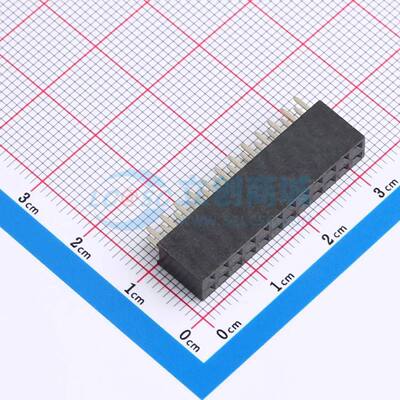 排母 HB-FH6-254212PB2GOB 插件,P=2.54mm 2x12P 方孔 电子元器件