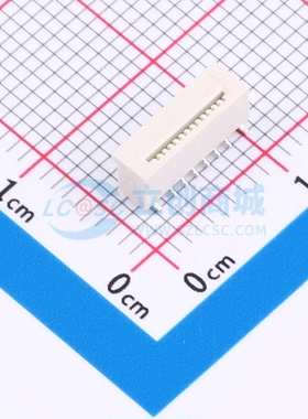 连接器 WL0540013-130R-001 SMD,P=0.5mm(交错脚) 13P 无锁 单侧