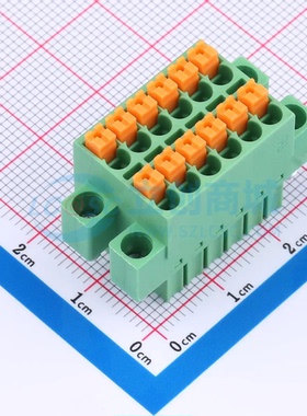 插拔式接线端子JL15EDGKNHCM-35006G01 P=3.5mm 插头 螺丝固定