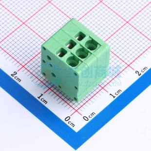 插件 35003G01 P=3.5mm 1x3P 绿色 弹簧式 直插 接线端子JL271V