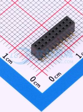 排母 FH1.27-02-10PWS SMD,P=1.27mm 2x10P 方孔 电子元器件配单