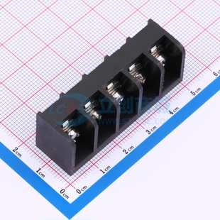 直针 9.5 1x5P 9.5mm BK01 05P 接线端子MXHB9500 栅栏式