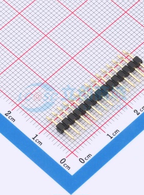 排针 X4611WRS-15I-C40D44 SMD,P=2mm,卧贴 1x15P 方针 原装正品
