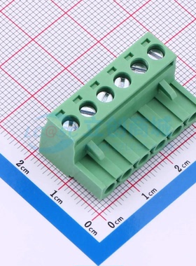插拔式接线端子XDCBK-6A508G-4-3G61 P=5.08mm 1x6P 公插头