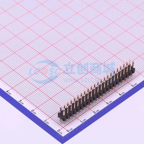 排针 X6521WV-2x22H-C60D30 插件,P=2.54mm 2x22P 方针 原装正品