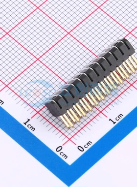 排针 X4621WR-2x12B-C40D28 插件,P=2mm 2x12P 方针 原装正品