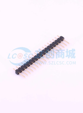 排针 X6511WV-18H-C60D30 插件,P=2.54mm 1x18P 方针 原装正品